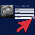 Desktop Screen Design to Change Password