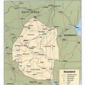 Detailed Map of Swaziland