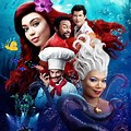 Disney Little Mermaid Live-Action Poster of Characters