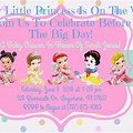 Disney Princess Themed Baby Shower Banner