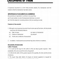 Documents of Internal Trade
