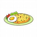 Egg Fried Rice Drawing