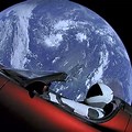 Elon Musk Tesla Car in Space