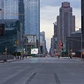 Empty New York Street Parade