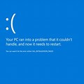 Error 404 Blue Screen