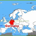 Europe Map Germany Pin