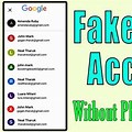 Fake Google Email and Password