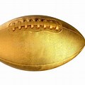 Football Clip Art Metallic Gold Ball