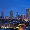 Fort Worth Skyline Night Picture