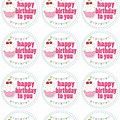 Free Printable Cupcake Toppers for Birthday Party
