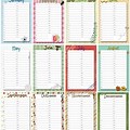Free Printable Perpetual Calendar Booklet Templates