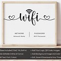 Free Printable Wi-Fi Sign Template Word