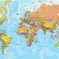 Free World Map in Atlas in 3D
