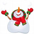 Funny Christmas Snow Clip Art