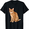 Funny Orange Cat Shirt