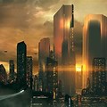Futuristic Cityscape PC Wallpaper