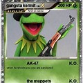 Gangster Kermit Pokemon Card