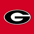Georgia Bulldogs Logo Red Background