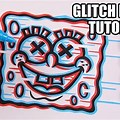 Glitch Effect Drawing Simple