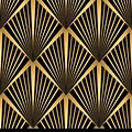 Gold Art Deco Pattern