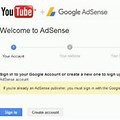 Google Adsense Sign Up for YouTube