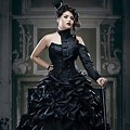Gothic Black Wedding Dresses