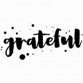 Gratefulness Black and White