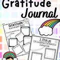 Gratitude Worksheet First Grade