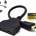 HDMI Connector Two Cable