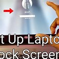 HP Laptop Lock Screen Settings