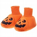 Halloween Pumpkin Slippers Clip Art