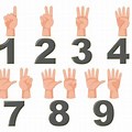 Hand Finger Counting Clip Art