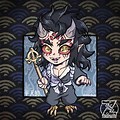 Hantengu Demon Slayer Chibi