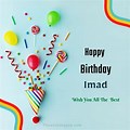 Happy Birthday Imad