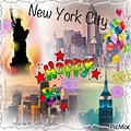 Happy New York Birthday GIF
