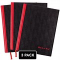 Hardback Dark Red Notebook