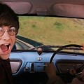 Harry Potter and Ron Weasley Car