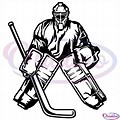 Hockey Jersey SVG Goalie