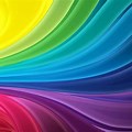 Horizontal Colorful Rainbow Wallpaper