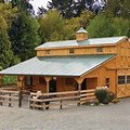 Horse Barn Front View