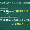 How to Convert From Cm to M