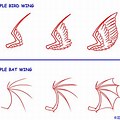 How to Draw Dragon Wings for Kids