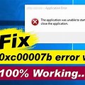 How to Fix Error 0Xc00007b