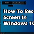 How to Screen Record On Windows 10 YouTube