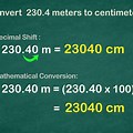 How to Turn Meters to Centimeters