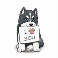 Husky You Are Loved Poster