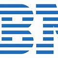 IBM Logo in White with Grey Background