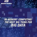 In Memory Computing Big Data