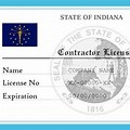 Indiana Contractor Business License
