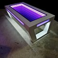 Infinity Mirror LED Bedroom Table